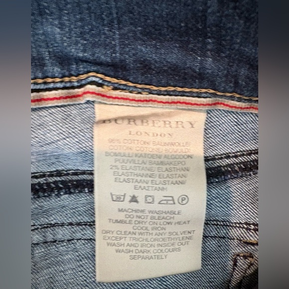 Burberry Women’s Vintage Y2K 00s Low Rise Flared Bootcut Midwash Jeans - Picture 6 of 12